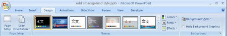 Set Up Background for PowerPoint