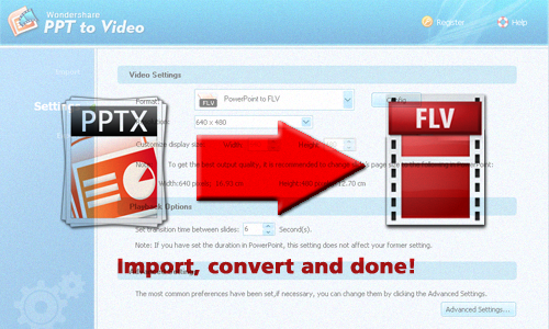 Enjoy Your PowerPoint Video with PPTX to FLV Converter