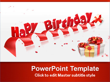 Happy Birthday Powerpoint Presentation Free