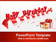 Free Birthday PowerPoint template  - PowerPoint Templates for FREE