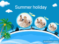 Free PowerPoint Templates - Free Summer Holiday Slideshow PowerPoint Templates 