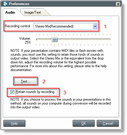 PPT to DVD recording control