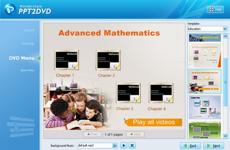 PowerPoint courseware to DVD