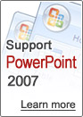 Support for PowerPoint 2007 - Convert PowerPoint 2007 presentations to Flash files with rich media embedded